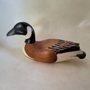 Vintage Wooden Duck Decoy Hand Painted and Carved